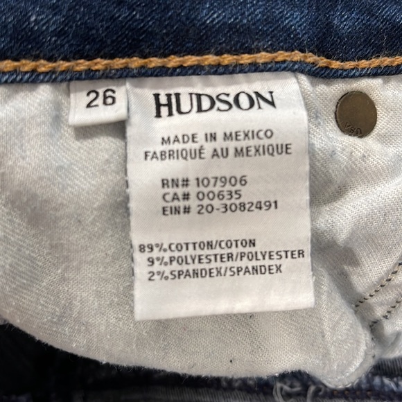 Women’s Hudson Jeans Bacara Cropped Straight Cuffed Size 26 - Picture 6 of 8